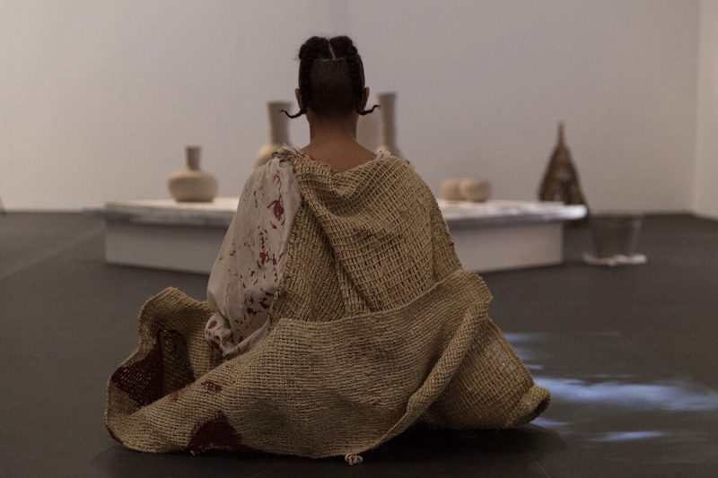A scene from Fracture (i), a performance exhibition by Kenyan multidisciplinary visual artist Syowia Kyambi | Image: Syowia Kyambi