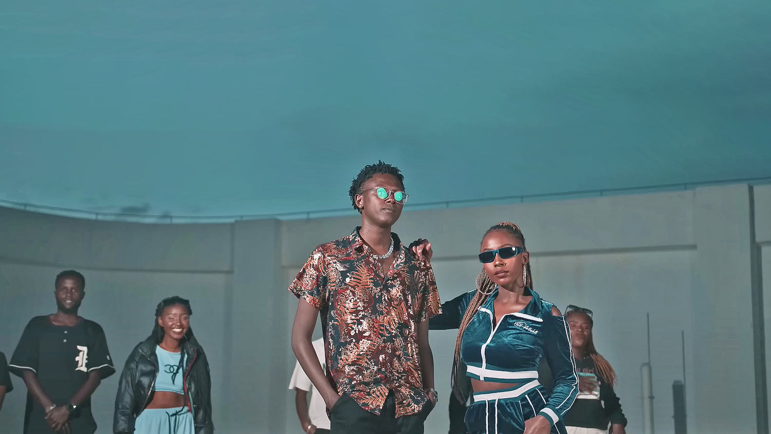 Kenyan artists Fathermoh and Ssaru in the 'Kaskie Vibaya' music video. The song appears on the list of top Gengetone songs released in 2023. | Image: WAKILISHA