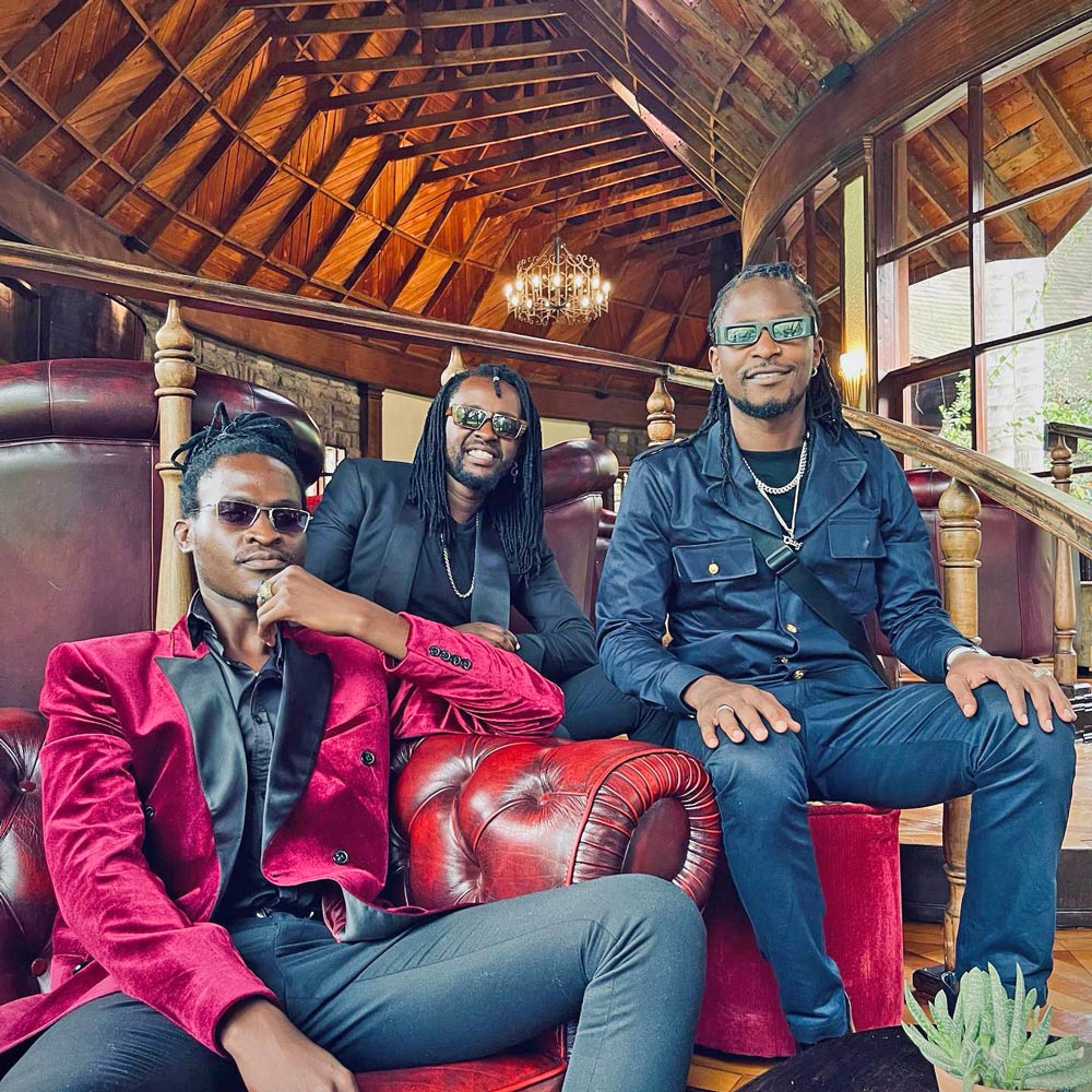 Picture of H_art the Band members Mordecai Mwini Kimeu, Wachira Gatama and Kenneth Muya Mukhwana (Kenchez).
